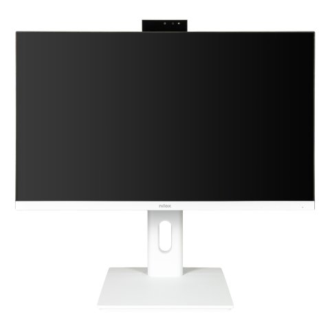 Monitor 24" Dp Hdmi Vga Nilox Nxm24regweb01 Ips Fhd 75hz 5ms 250cd m 2x2w Webcam Vesa 100x100 Blanco