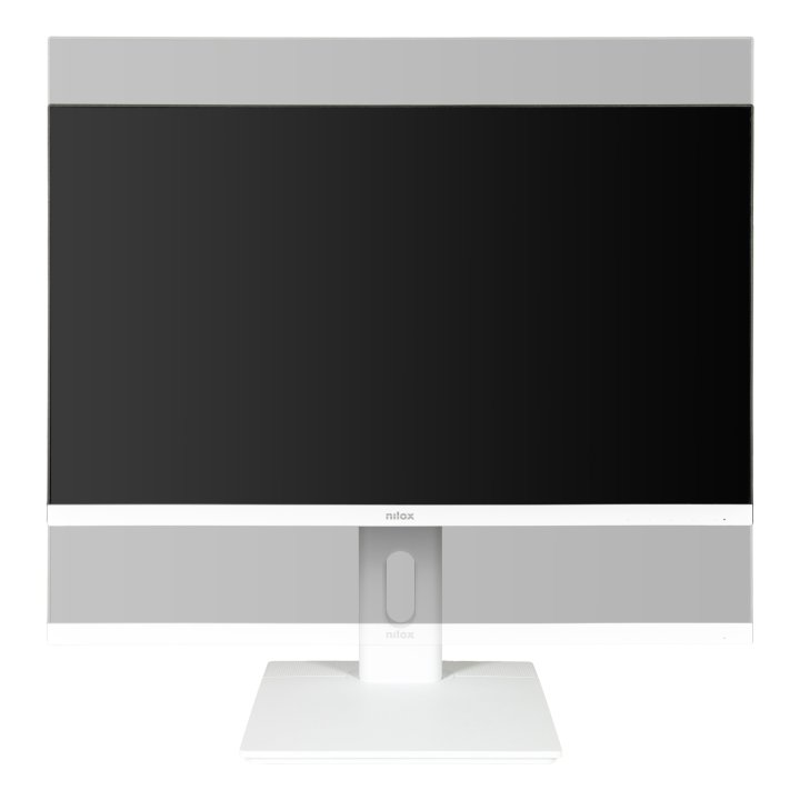 Monitor 24" Dp Hdmi Vga Nilox Nxm24regweb01 Ips Fhd 75hz 5ms 250cd m 2x2w Webcam Vesa 100x100 Blanco