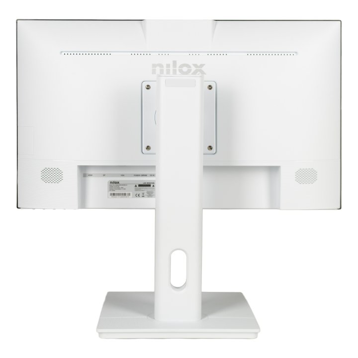 Monitor 24" Dp Hdmi Vga Nilox Nxm24regweb01 Ips Fhd 75hz 5ms 250cd m 2x2w Webcam Vesa 100x100 Blanco