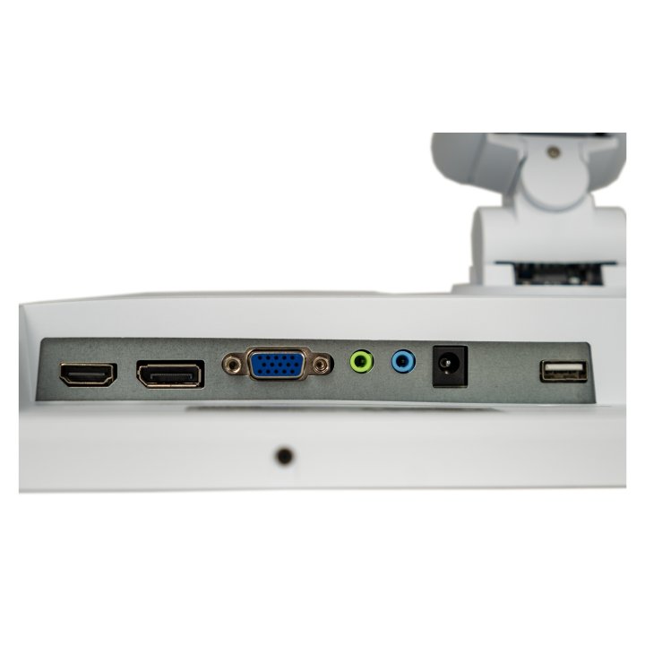 Monitor 24" Dp Hdmi Vga Nilox Nxm24regweb01 Ips Fhd 75hz 5ms 250cd m 2x2w Webcam Vesa 100x100 Blanco