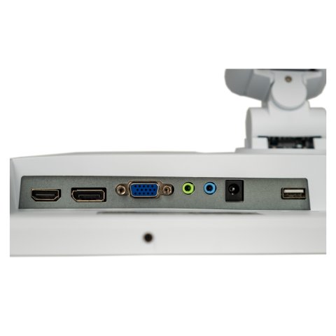 Monitor 24" Dp Hdmi Vga Nilox Nxm24regweb01 Ips Fhd 75hz 5ms 250cd m 2x2w Webcam Vesa 100x100 Blanco