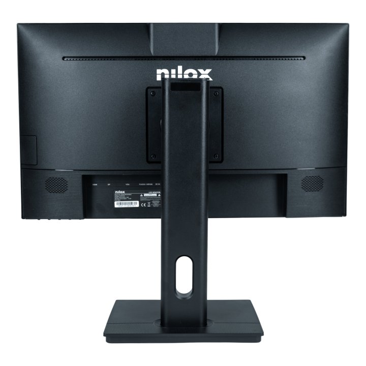 Monitor 24" Dp Hdmi Vga Nilox Nxm24regweb01 Ips Fhd 75hz 5ms 250cd m² 2x2w Webcam Vesa 100x100 Negro