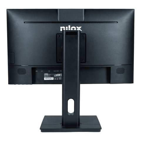 Monitor 24" Dp Hdmi Vga Nilox Nxm24regweb01 Ips Fhd 75hz 5ms 250cd m² 2x2w Webcam Vesa 100x100 Negro