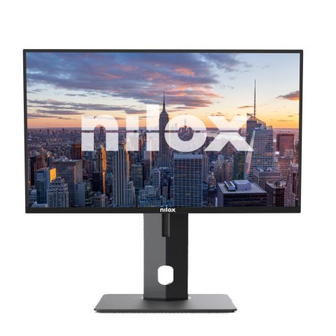 Monitor 27" Dp Hdmi Nilox Nxm272kreg01 Ips Qhd 2k 2560x1440 75hz 4ms 250cd m² Pivota Altavoces 2x3w Vesa 100x100