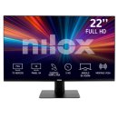 Monitor 22" Hdmi Vga Nilox Nxm22fhd11 Ips Fhd 75hz 5ms 250cd m² Vesa 100x100