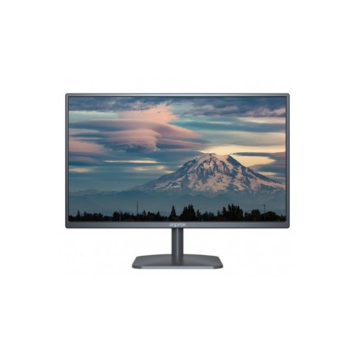 Monitor 19" Hdmi Vga Approx Appm19b Led Hd 1366x768 60hz 1ms Altavoces 2x3w Vesa 75x75mm Negro