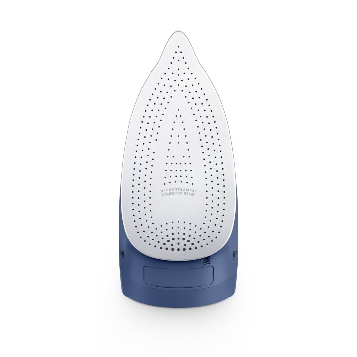 Plancha De Vapor Rowenta Dx1636d1 Suela Microsteam 300 120 G min Vapor 2400w Color Azul