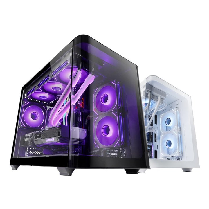 (km0) Caja Microatx Gaming Mars Gaming Mcfusionm Cristal Curvado Gpu 445mm 1x3.5 2x2.5 Negro Cash30
