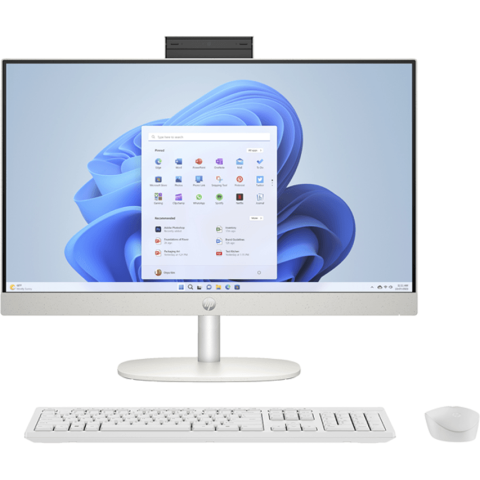 (km0) Ordenador All In One Hp 24-cr0059ns I5-1335u 23.8" Fhd Tactil 8gb 512ssd Wifi Bluetooth W11 Teclado Y Mouse Hp 710 Incl