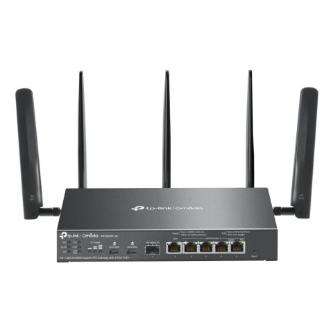Router Vpn Wifi6 Tp-link Omada Er706wp-4g+ Ax3000 2402mbps 2xnanosim 1xwan Gb 1xsfp Gb 4xlan Gb  