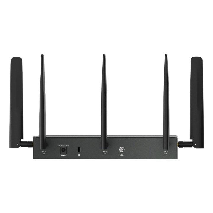 Router Vpn Wifi6 Tp-link Omada Er706wp-4g+ Ax3000 2402mbps 2xnanosim 1xwan Gb 1xsfp Gb 4xlan Gb  