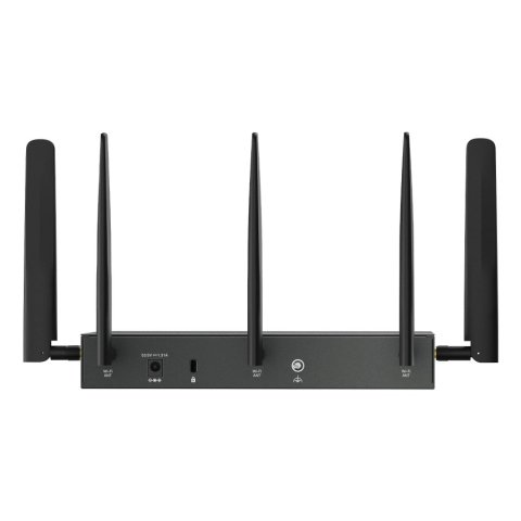 Router Vpn Wifi6 Tp-link Omada Er706wp-4g+ Ax3000 2402mbps 2xnanosim 1xwan Gb 1xsfp Gb 4xlan Gb  