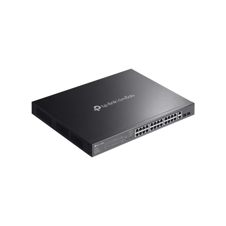 Switch Semigestionable Tp-link Omada Es228gmp 28p 24xlangb Poe+ 2xlangb 2xsfp 384w Total Metal