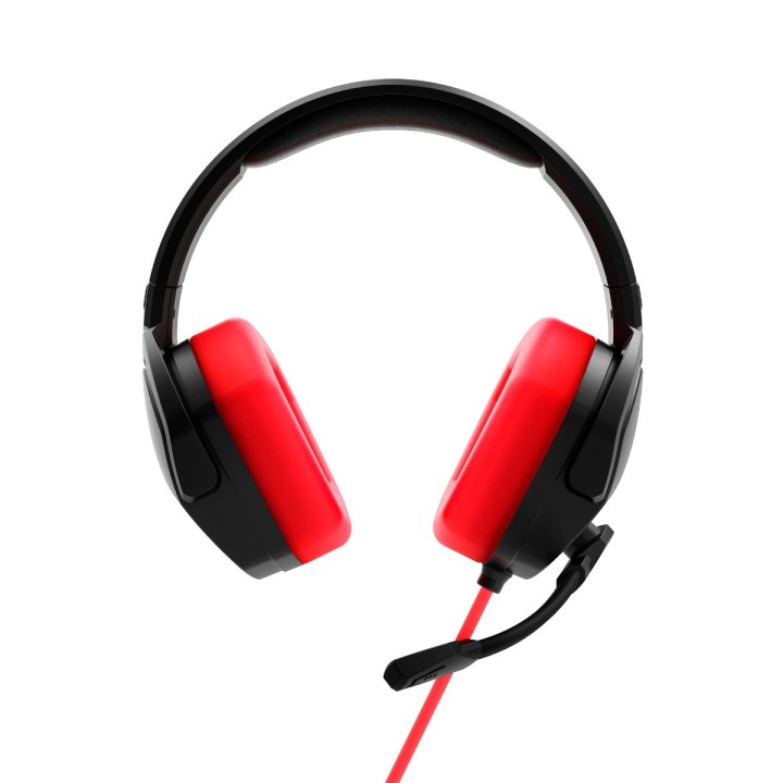 (km0) Headset Gaming Energy Sistem Esg 4 Sorround 7.1 Red Usb Drivers 50mm Micro Ajustable Boom Mic Cash30