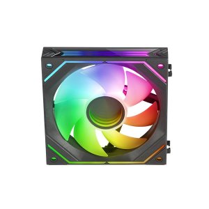 (km0) Ventilador Interno Arg Dinamico Mars Gaming Mf-linkfinity Black Modulares Pwm 120mm 360º Ventilador Y Marco Iluminado A