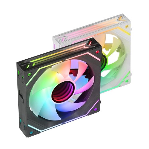 (km0) Ventilador Interno Arg Dinamico Mars Gaming Mf-linkfinity Black Modulares Pwm 120mm 360º Ventilador Y Marco Iluminado A