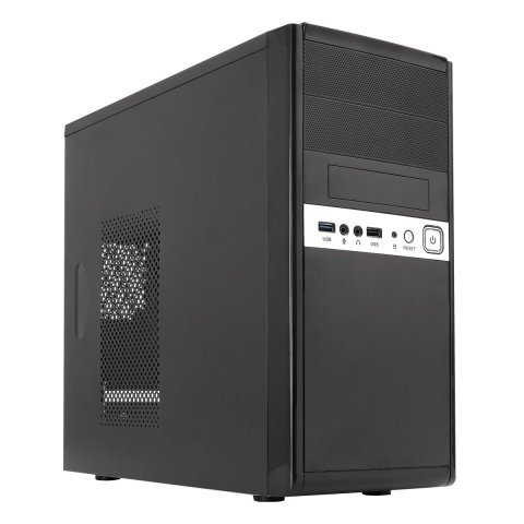 (km0) Caja Micro Atx Unykach Matx Uk 6011 Color Negro Usb 2.0 Y 3.0 Incluye F.a 500w Cash30