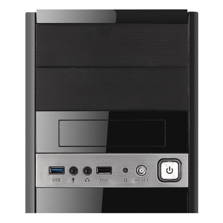 (km0) Caja Micro Atx Unykach Matx Uk 6011 Color Negro Usb 2.0 Y 3.0 Incluye F.a 500w Cash30