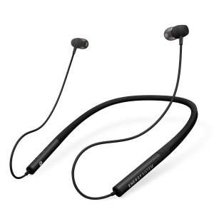 (km0) Auricular Bluetooth Energy System Neckband 3 Intrauditivos Black Banda Con Cierre Magnetico Cash30
