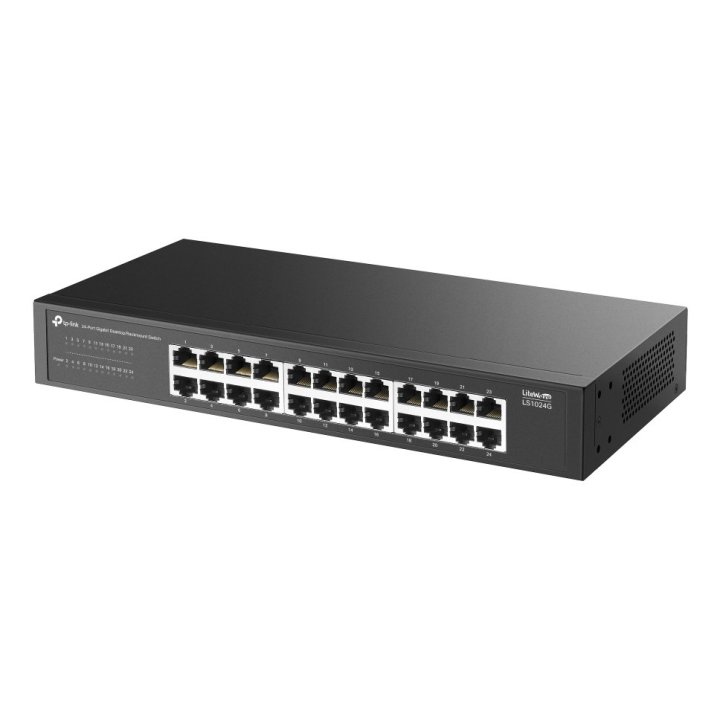 Switch No Gestionable Tp-link Ls1024g 24p 24xlangb Montaje En Rack