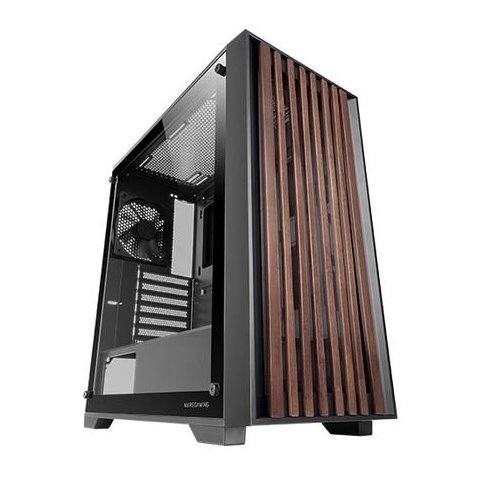 Caja Atx Semitorre Mars Gaming Mcwoodc Madera Y Cristal Templado 2x3.5 3x2.5 Gpu 365mm