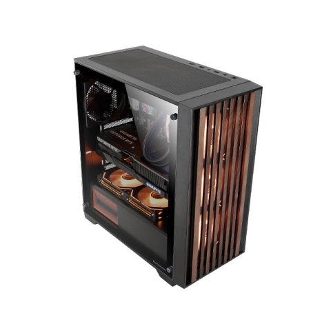 Caja Atx Semitorre Mars Gaming Mcwoodc Madera Y Cristal Templado 2x3.5 3x2.5 Gpu 365mm