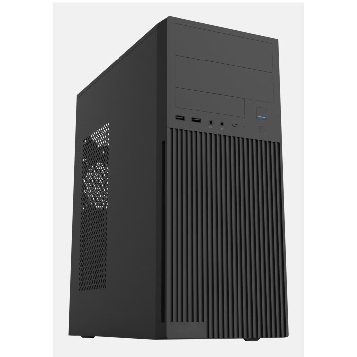 Caja Atx Semitorre Approx Appc-405 1x3.5” 3x2.5” 1xusb2.0 1xusb3.0 Graf. Max. 310mm Color Negro