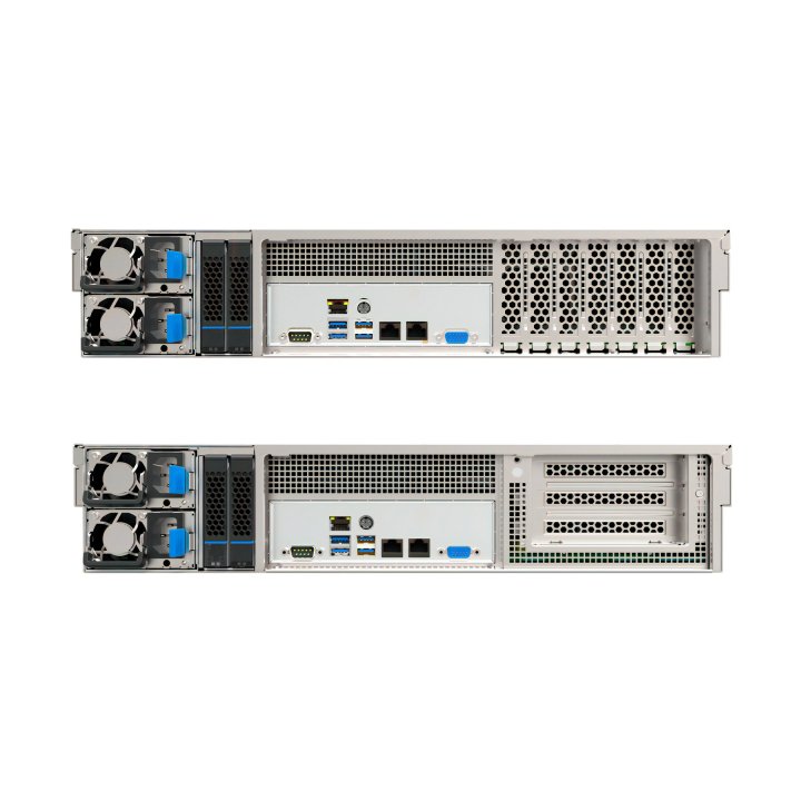Caja Rack 19" Unykach 2u Fuente 2u Mini Redundante Plata Negro 8 Bahias Hot Swap 2xusb3.0 
