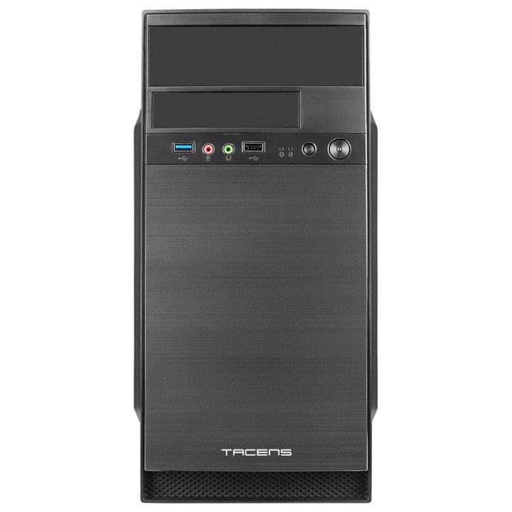 Caja Microatx Tacens Anima Ac4500 Usb3.0 Usb2.0 Full Black Ssd Con Fuente De Alimentacion De 500w Apsi500 Destinada Para Repa