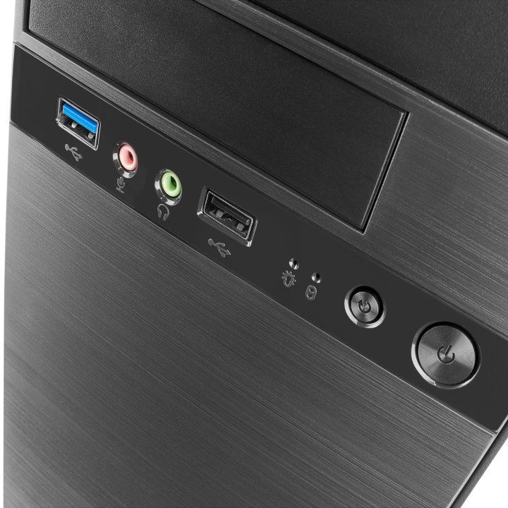 Caja Microatx Tacens Anima Ac4500 Usb3.0 Usb2.0 Full Black Ssd Con Fuente De Alimentacion De 500w Apsi500 Destinada Para Repa