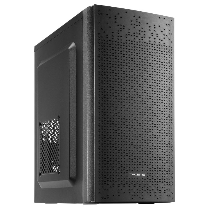 Caja Microatx Tacens Anima Ac6500 Usb3.0 Usb2.0 Frontal Mesh Black Con Fuente De Alimentacion 500w Apiii500si 85% De Eficienc