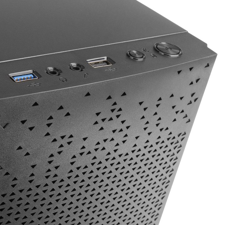 Caja Microatx Tacens Anima Ac6500 Usb3.0 Usb2.0 Frontal Mesh Black Con Fuente De Alimentacion 500w Apiii500si 85% De Eficienc