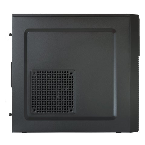 Caja Micro Atx Unykach Aero C20 Color Negro 1 Bahias De 5.25 Usb3.0 Y 2.0 Con Fuente De 500w Indicada Para Reparaciones Y Sub