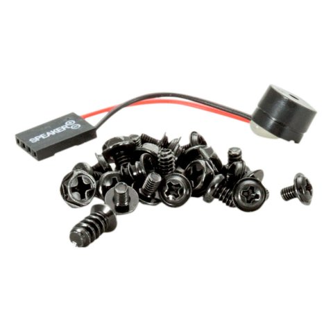 Caja Micro Atx Unykach Aero C20 Color Negro 1 Bahias De 5.25 Usb3.0 Y 2.0 Con Fuente De 500w Indicada Para Reparaciones Y Sub