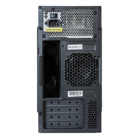 Caja Micro Atx Unykach Aero C20 Color Negro 1 Bahias De 5.25 Usb3.0 Y 2.0 Con Fuente De 500w Indicada Para Reparaciones Y Sub