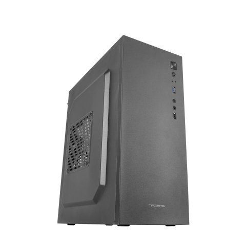 Caja Microatx Tacens Aluxm Usb 3.0 Ventilador 120mm Incluido Frontal Metalico Sistema De Guiado De Cables Sin Fuente De Alime