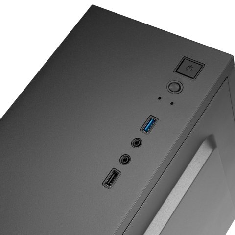 Caja Microatx Tacens Aluxm Usb 3.0 Ventilador 120mm Incluido Frontal Metalico Sistema De Guiado De Cables Sin Fuente De Alime