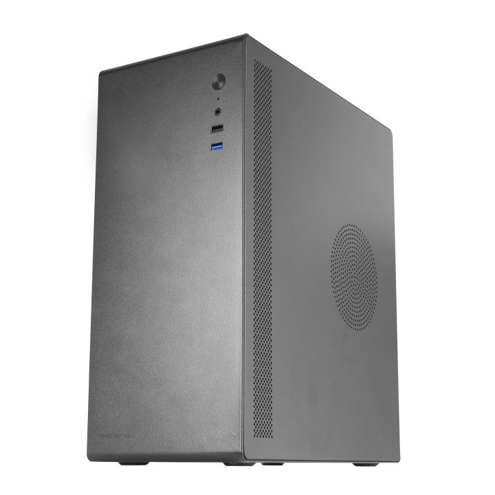 Caja Microatx Tacens Novax Color Negro Estructura Metalica Y Compacta Usb3.0 X1   Usb2.0 X1   Hd Audio