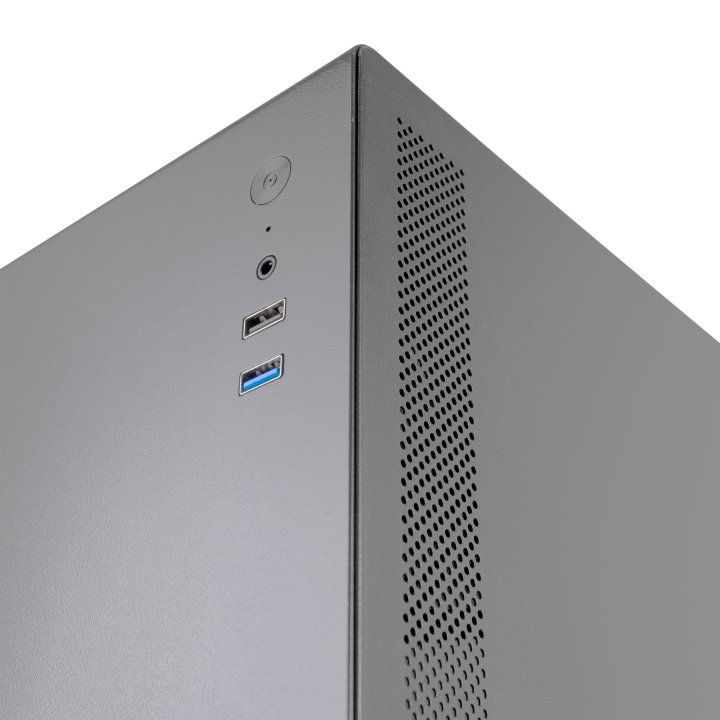 Caja Microatx Tacens Novax Color Negro Estructura Metalica Y Compacta Usb3.0 X1   Usb2.0 X1   Hd Audio