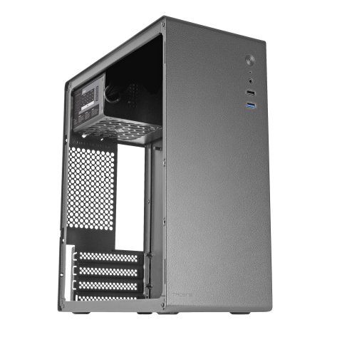 Caja Slim Ultra Compacta Micro Atx Tacens Orumx Con Fuente 500w Estructura Y En Acero Tamaño 320x146x332mm Ventilador Trasero