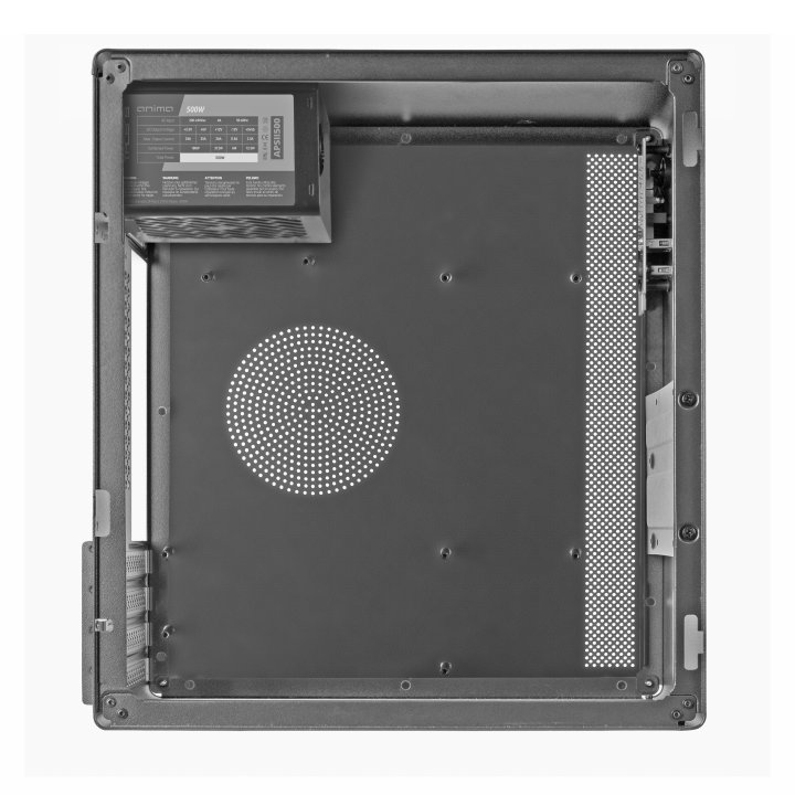 Caja Slim Ultra Compacta Micro Atx Tacens Orumx Con Fuente 500w Estructura Y En Acero Tamaño 320x146x332mm Ventilador Trasero
