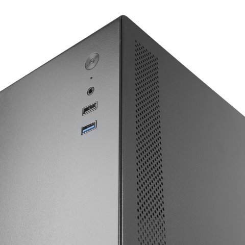 Caja Slim Ultra Compacta Micro Atx Tacens Orumx Con Fuente 500w Estructura Y En Acero Tamaño 320x146x332mm Ventilador Trasero