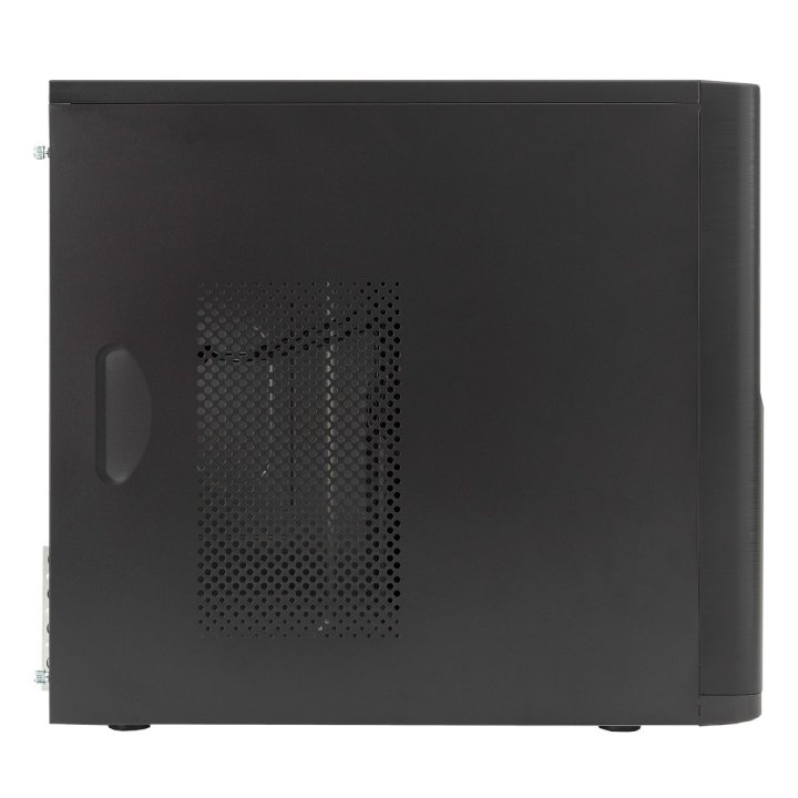 Caja Micro Atx Unyka Matx Dark Shadow Caja Negra Con 2 Bahías De 5.1 4 Con F.a 300w 85% Ee 