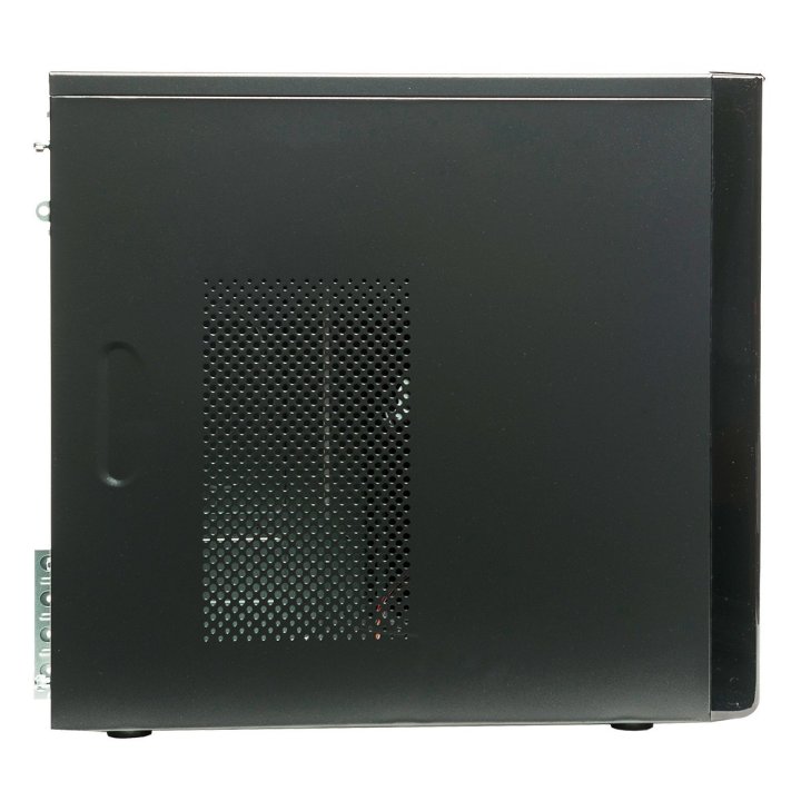 Caja Micro Atx Unyka Matx Dark Shadow Caja Negra Con 2 Bahías De 5.1 4 Con F.a 300w 85% Ee 