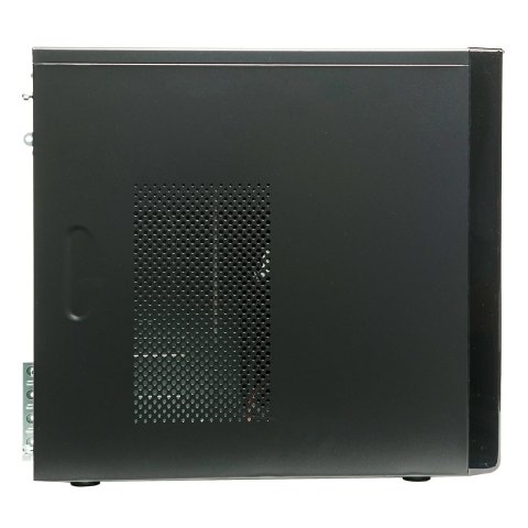 Caja Micro Atx Unyka Matx Dark Shadow Caja Negra Con 2 Bahías De 5.1 4 Con F.a 300w 85% Ee 