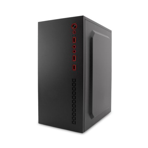 Caja Microatx Coolbox Pcc-mpc45-1 Negra. Incluye Fuente Ep 500pb Micro Atx Y Mini Itx, Gráficas De Hasta 23cm, 