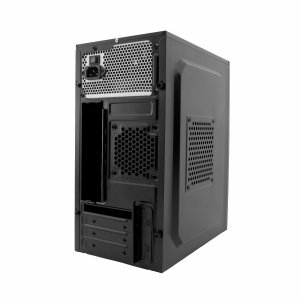 Caja Microatx Coolbox Pcc-mpc45-1 Negra. Incluye Fuente Ep 500pb Micro Atx Y Mini Itx, Gráficas De Hasta 23cm,  2