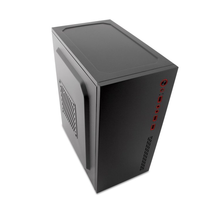 Caja Microatx Coolbox Pcc-mpc45-1 Negra. Incluye Fuente Ep 500pb Micro Atx Y Mini Itx, Gráficas De Hasta 23cm, 