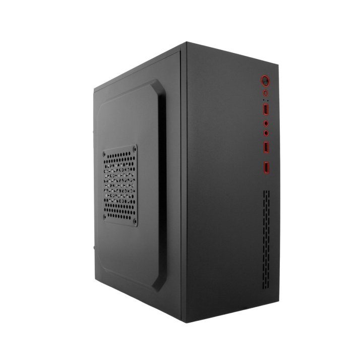 Caja Microatx Coolbox Pcc-mpc45-1 Negra. Incluye Fuente Ep 500pb Micro Atx Y Mini Itx, Gráficas De Hasta 23cm, 