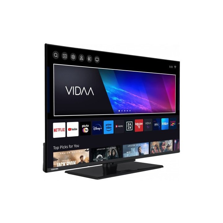 Televisor 40" Toshiba 40lv3463dg Fhd 2xhdmi 1xusb Rj45 Smart Tv Vesa 100x100